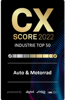 Customer Experience (CX)-Score 2022 / Auto & Motorrad